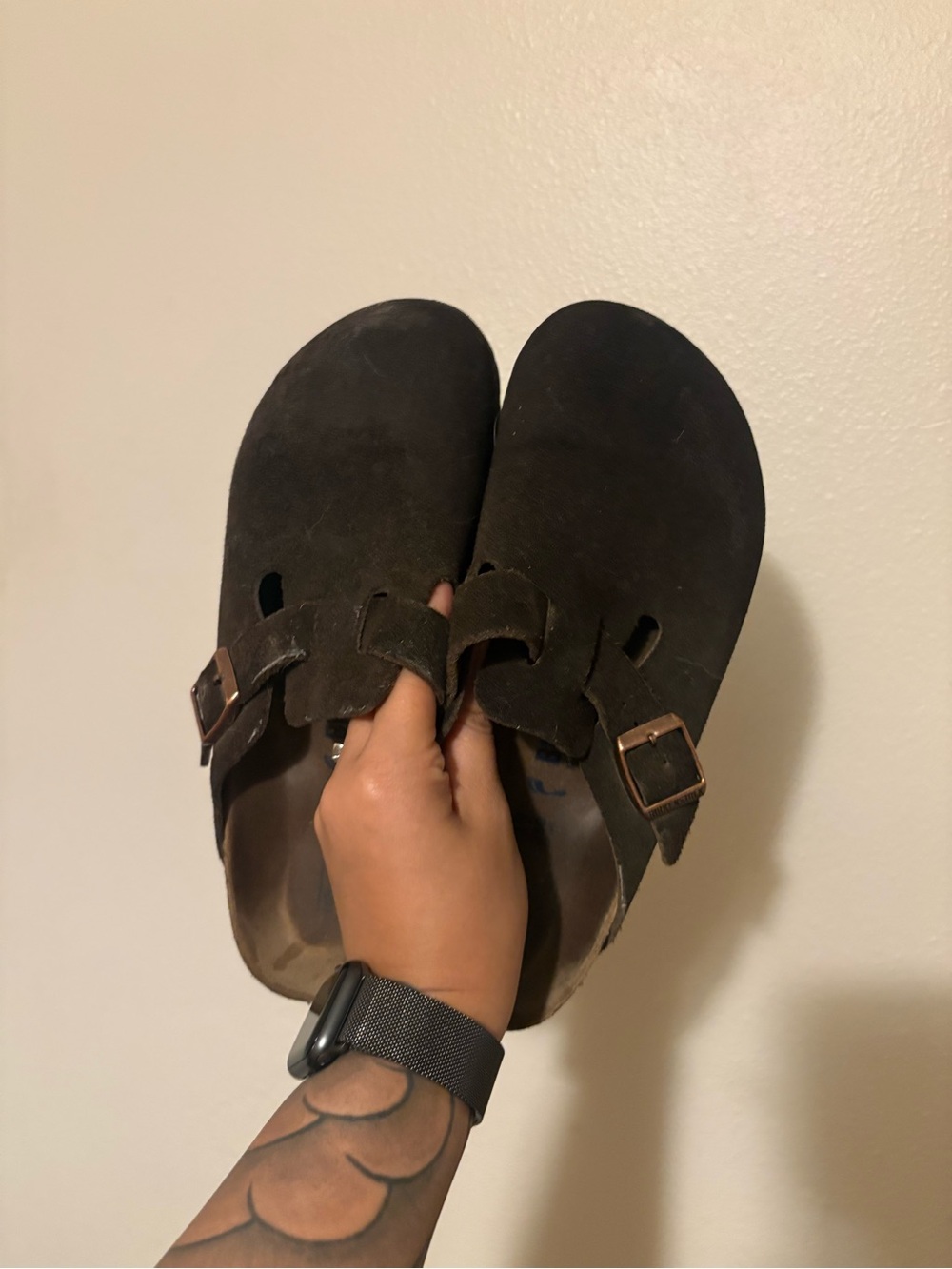 Brown Birkenstock Clogs - Picture 3 of 6